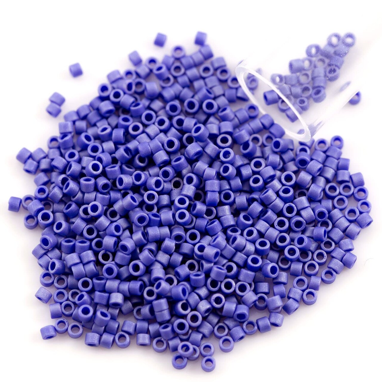 Miyuki Delica Seed Bead 11 0 Matte Opaque Cobalt Luster